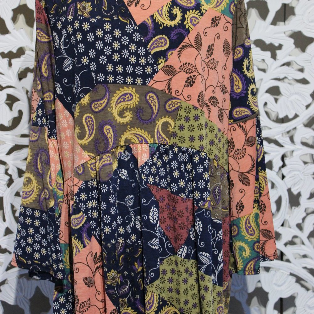 Printed Babydoll Top